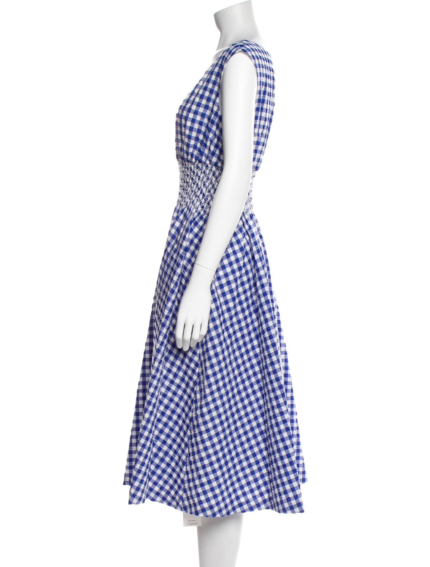 Kate Spade New York Plaid Print Midi Length Dress w/ Tags