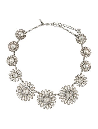 Kate Spade New York Crystal Floral Station Necklace