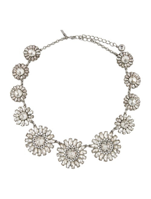 Kate Spade New York Crystal Floral Station Necklace