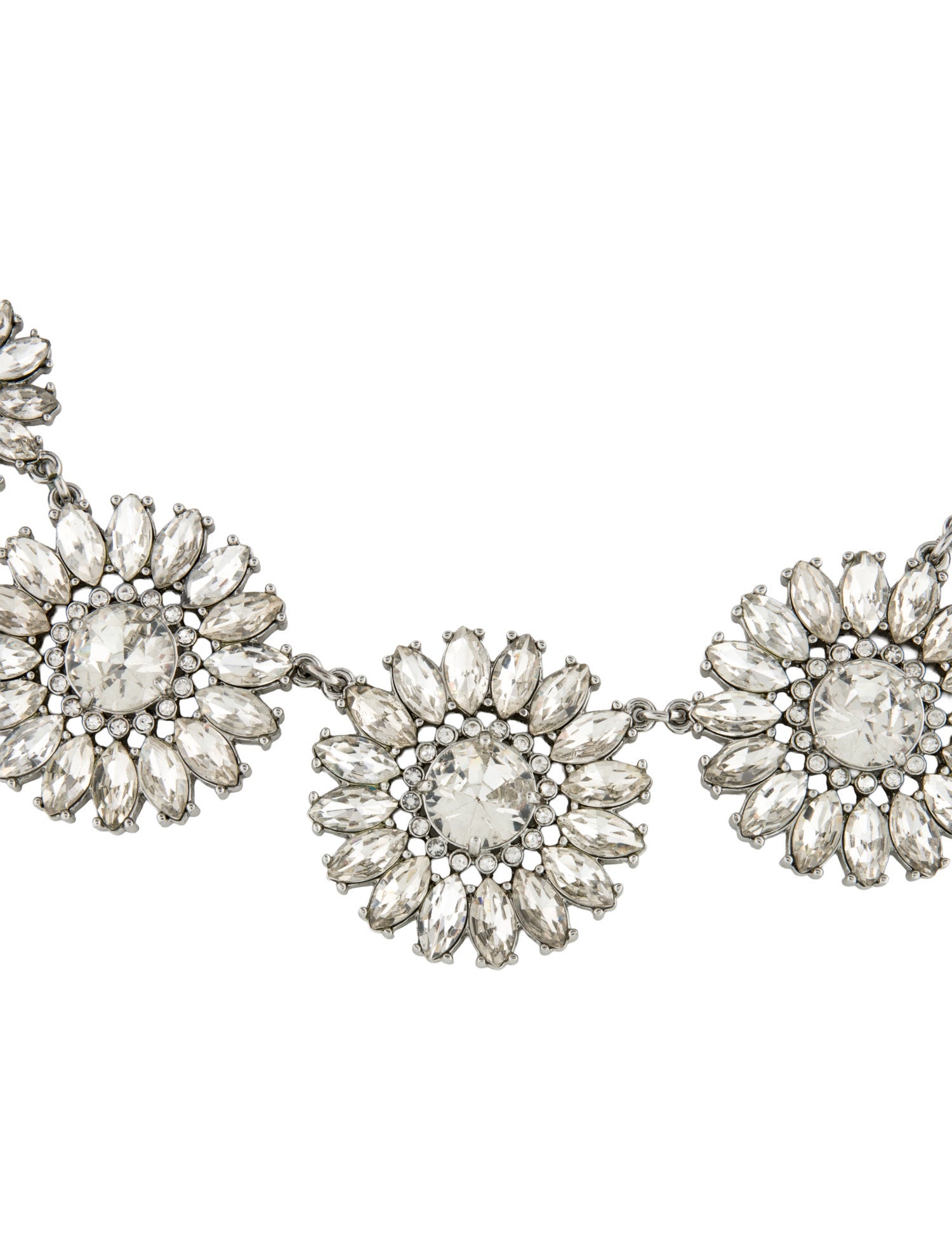 Kate Spade New York Crystal Floral Station Necklace