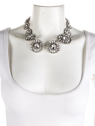 Kate Spade New York Crystal Floral Station Necklace