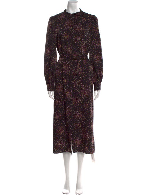 Kate Spade New York Polka Dot Print Long Dress