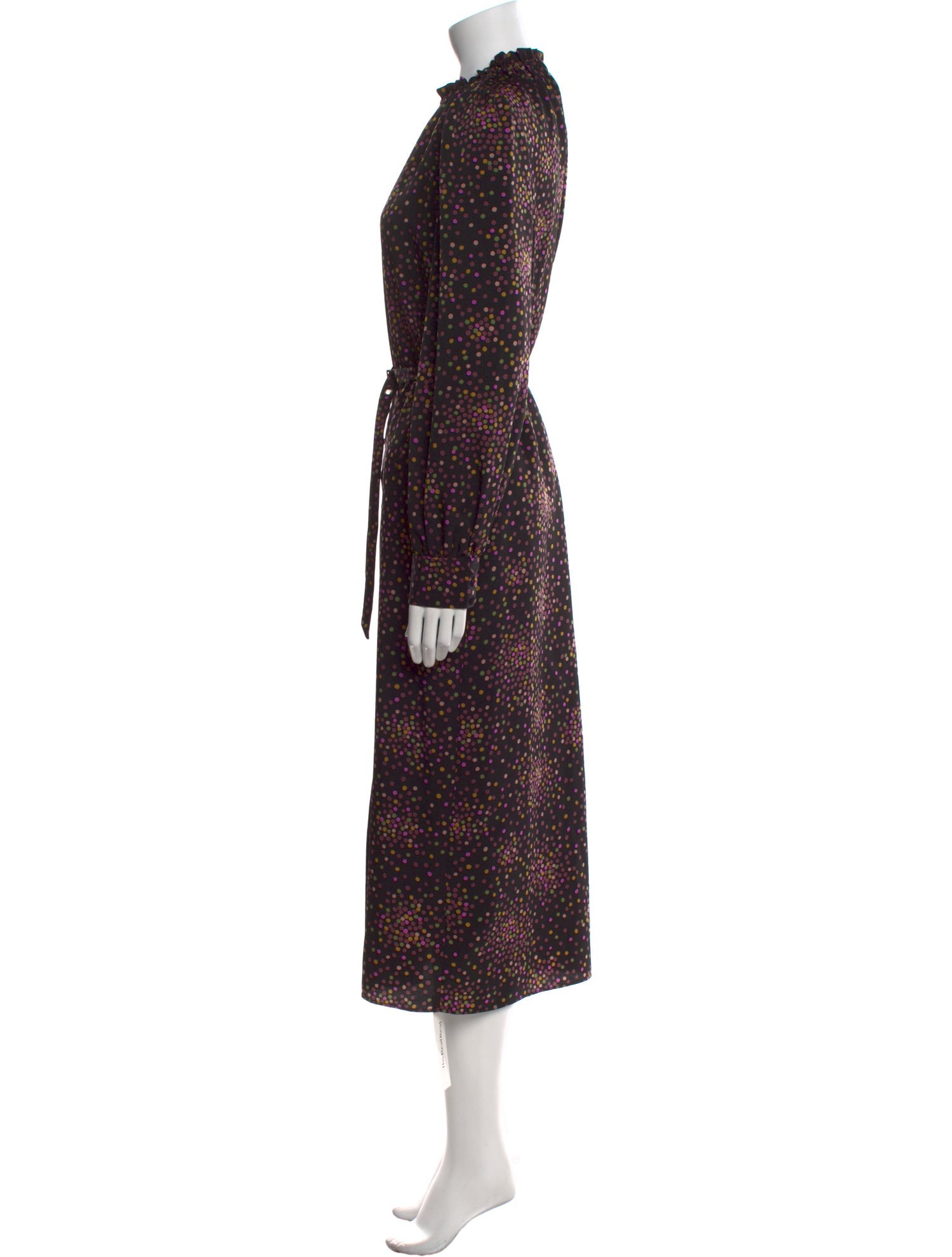 Kate Spade New York Polka Dot Print Long Dress