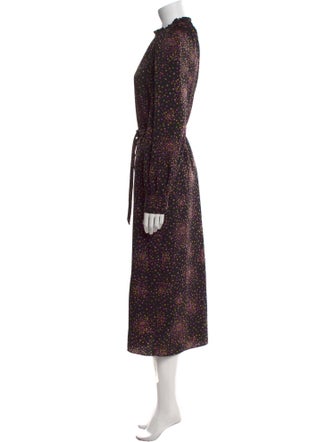 Kate Spade New York Polka Dot Print Long Dress