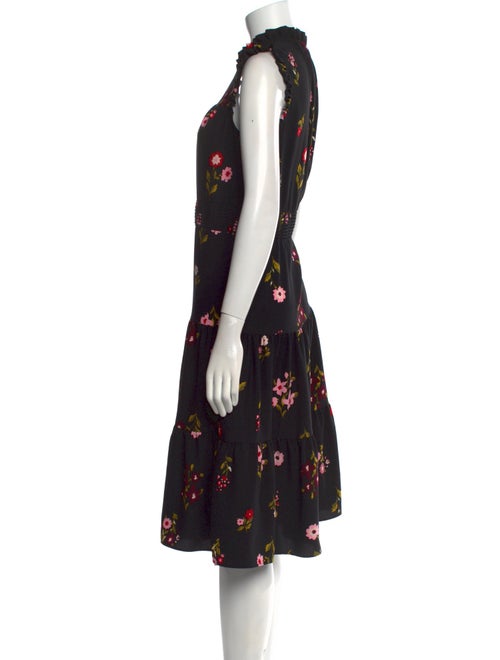 Kate Spade New York Floral Print Midi Length Dress