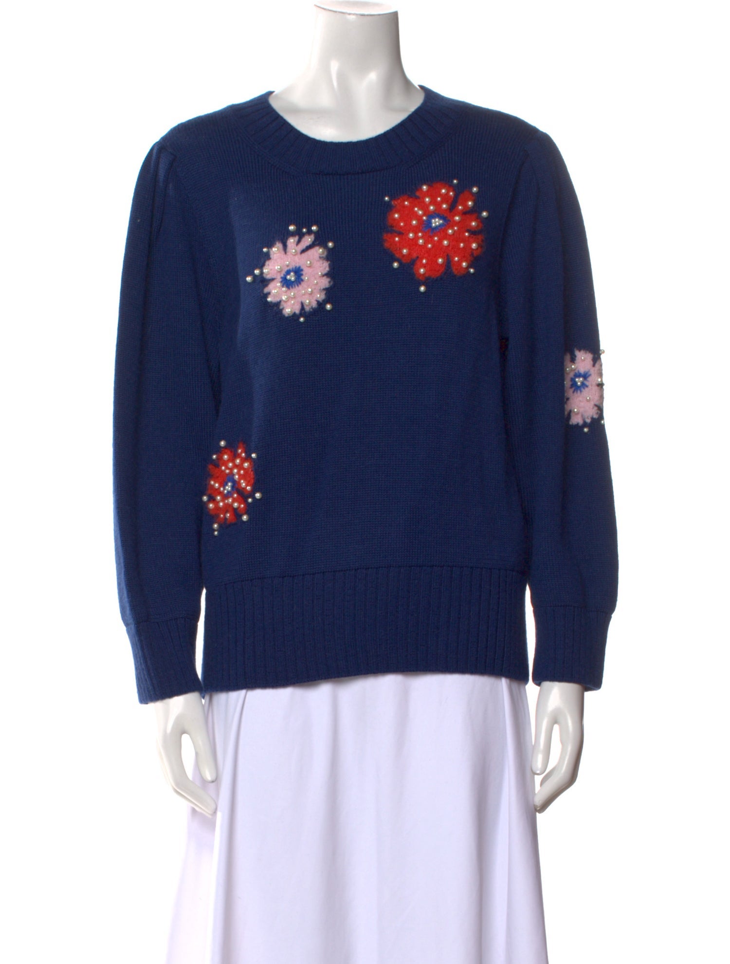 Kate Spade New York Wool Floral Print Sweater w/ Tags