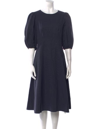Kate Spade New York Crew Neck Midi Length Dress