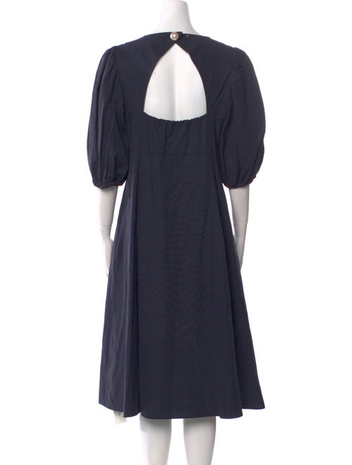 Kate Spade New York Crew Neck Midi Length Dress