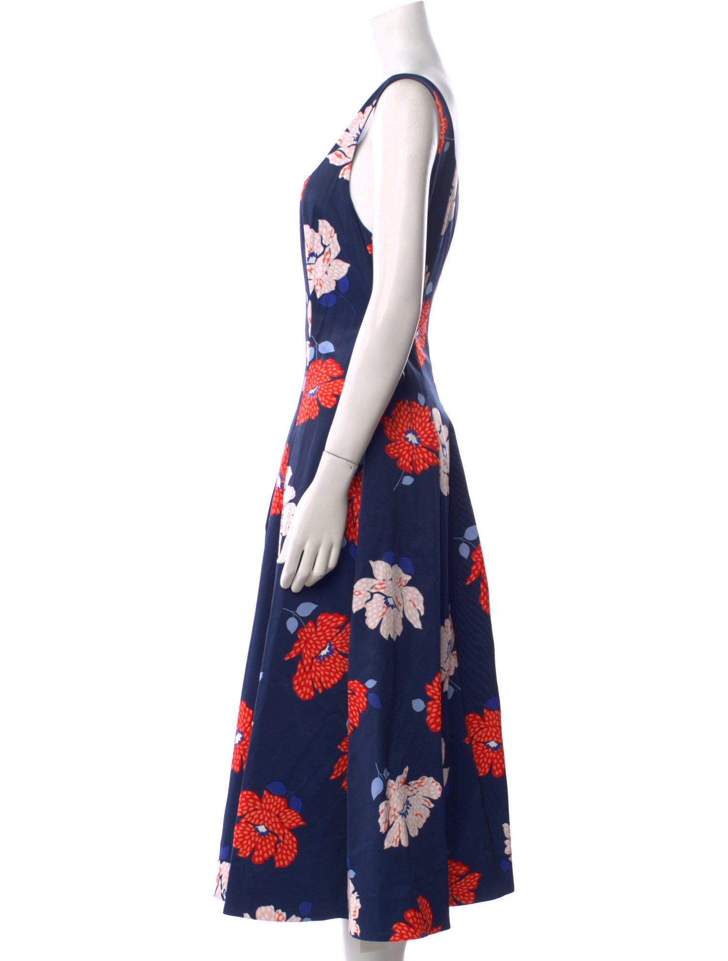 Kate Spade New York Floral Print Midi Length Dress w/ Tags