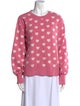 Kate Spade New York Printed Crew Neck Sweater