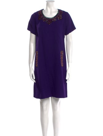 Kate Spade New York Crew Neck Mini Dress