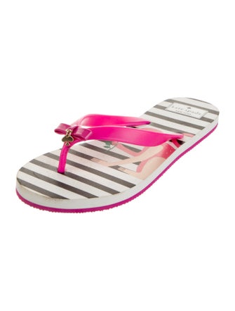 Kate Spade New York Rubber Striped Flip Flops