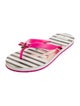Kate Spade New York Rubber Striped Flip Flops