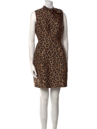 Kate Spade New York Animal Print Mini Dress