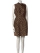 Kate Spade New York Animal Print Mini Dress