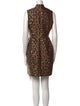 Kate Spade New York Animal Print Mini Dress