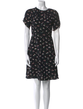 Kate Spade New York Floral Print Mini Dress