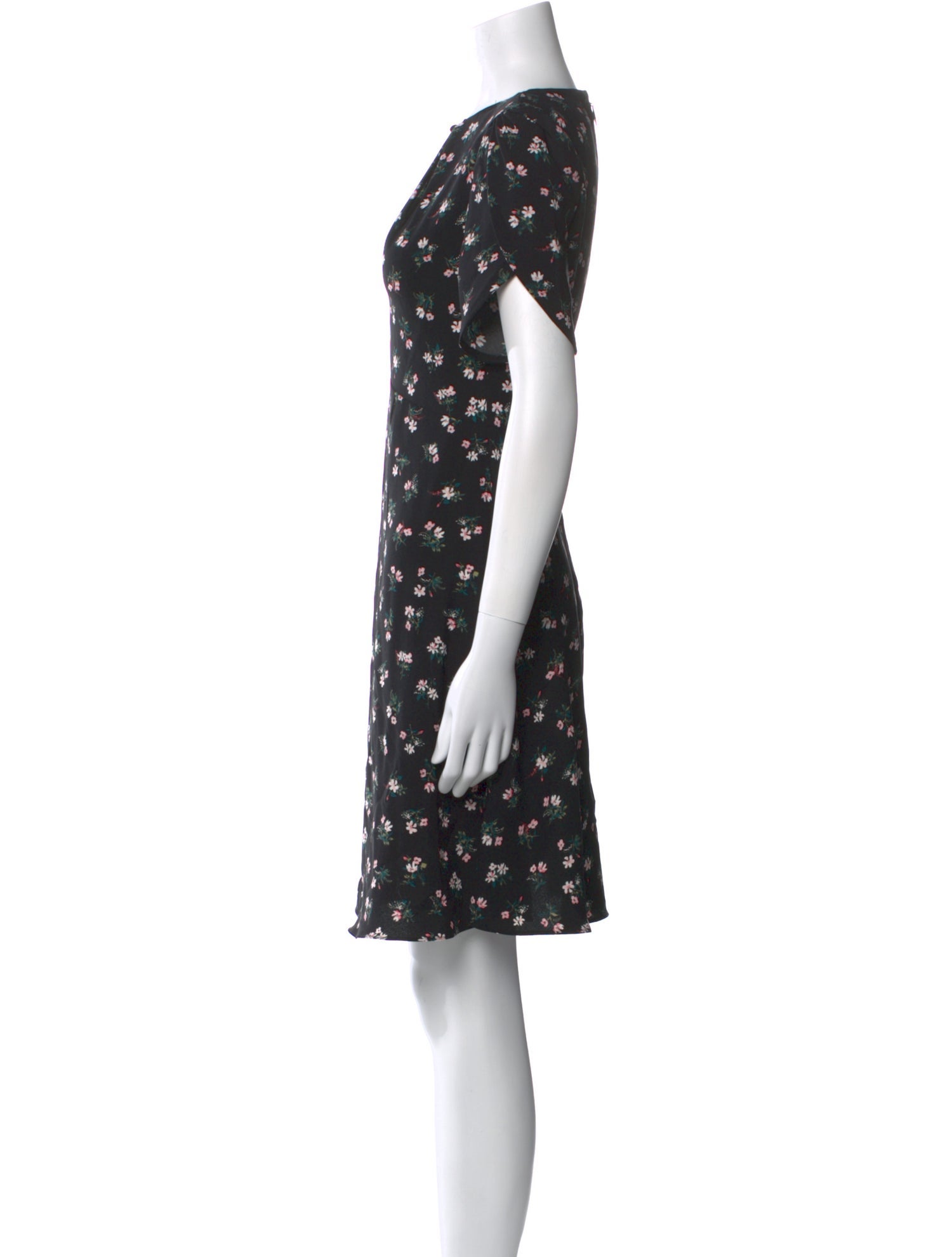 Kate Spade New York Floral Print Mini Dress