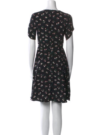 Kate Spade New York Floral Print Mini Dress