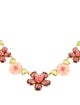 Kate Spade New York Crystal Berry "Berry Floral" Collar Necklace