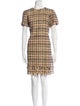 Kate Spade New York Tweed Pattern Mini Dress