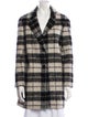 Kate Spade New York Wool Plaid Print Coat