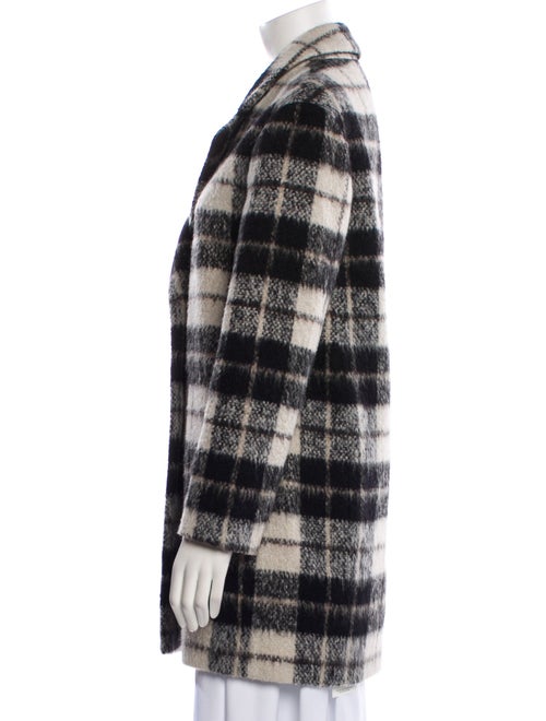 Kate Spade New York Wool Plaid Print Coat