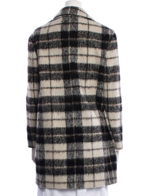 Kate Spade New York Wool Plaid Print Coat