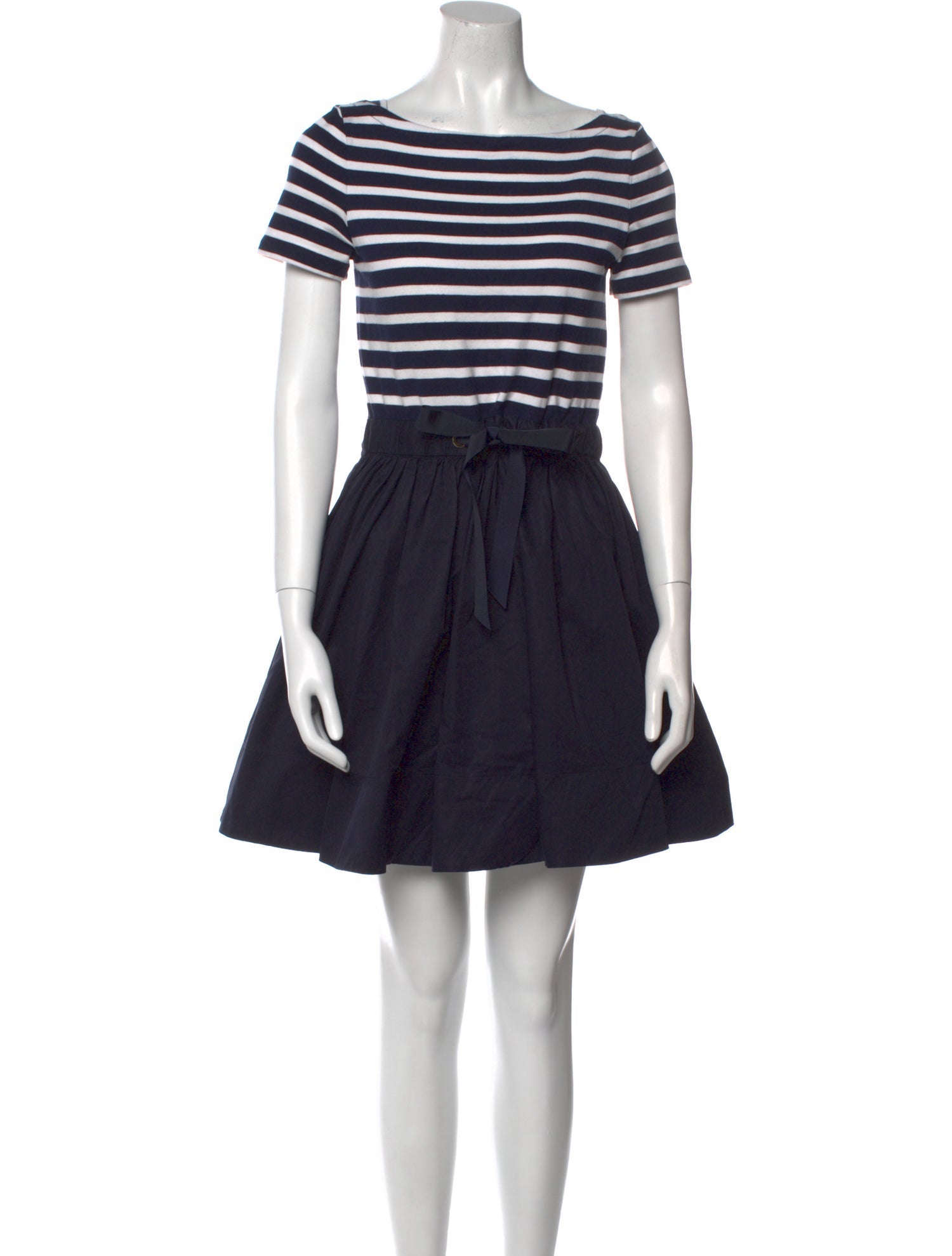 Kate Spade New York Bateau Neckline Mini Dress