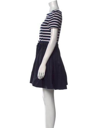 Kate Spade New York Bateau Neckline Mini Dress
