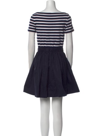 Kate Spade New York Bateau Neckline Mini Dress