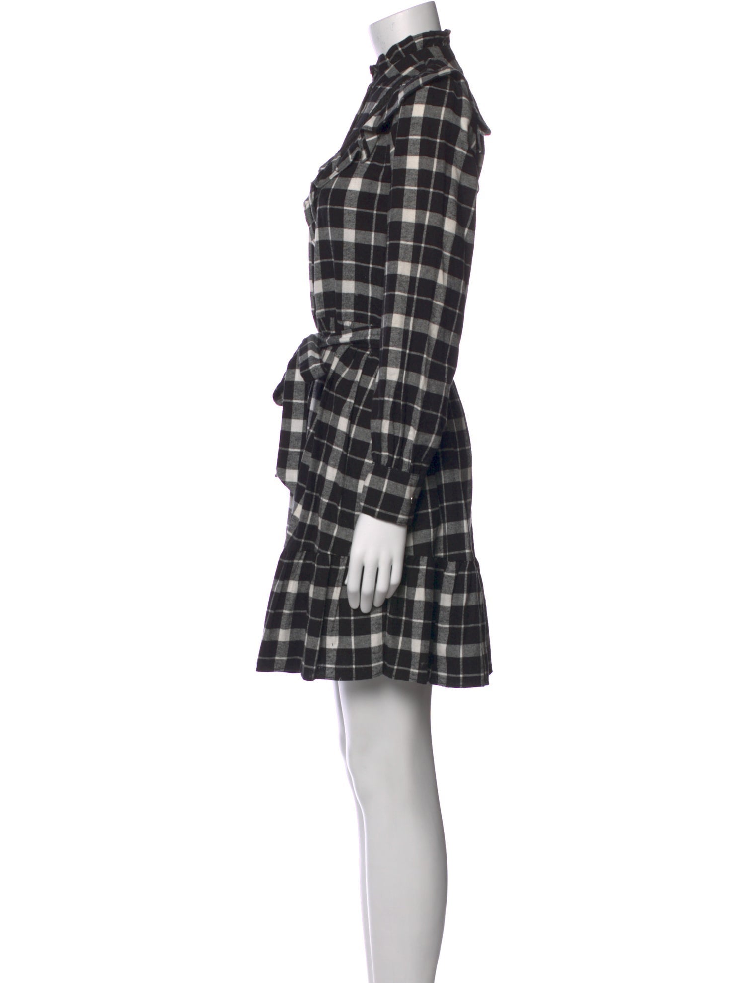 Kate Spade New York Plaid Print Mini Dress
