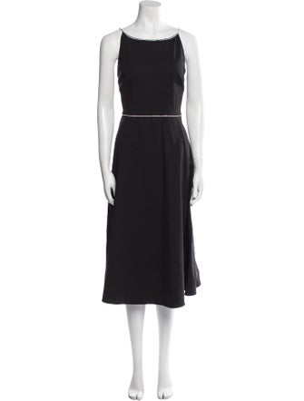 Kate Spade New York Scoop Neck Midi Length Dress