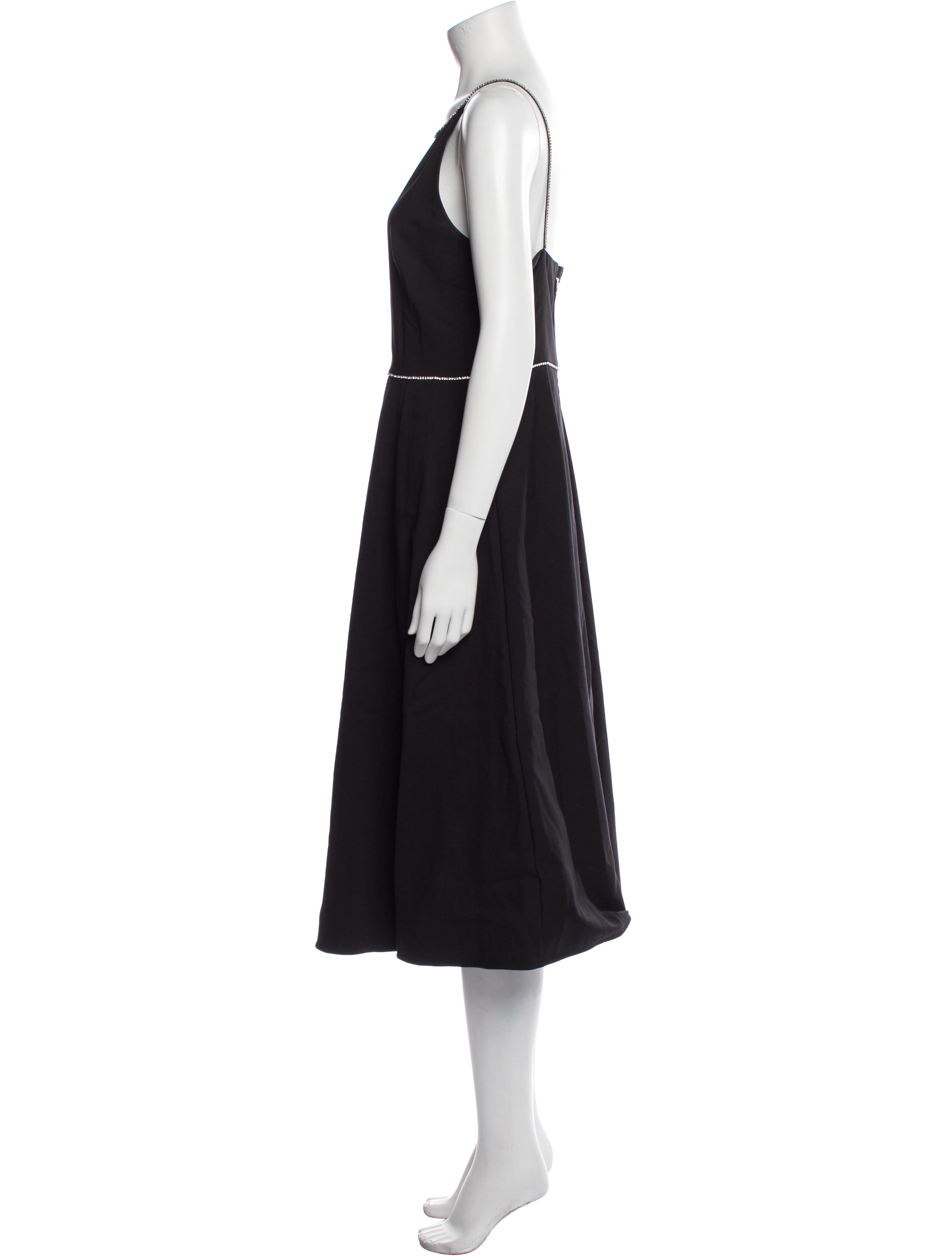 Kate Spade New York Scoop Neck Midi Length Dress