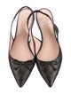 Kate Spade New York Leather Bow Accents Slingback Flats