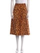 Kate Spade New York Animal Print Midi Length Skirt