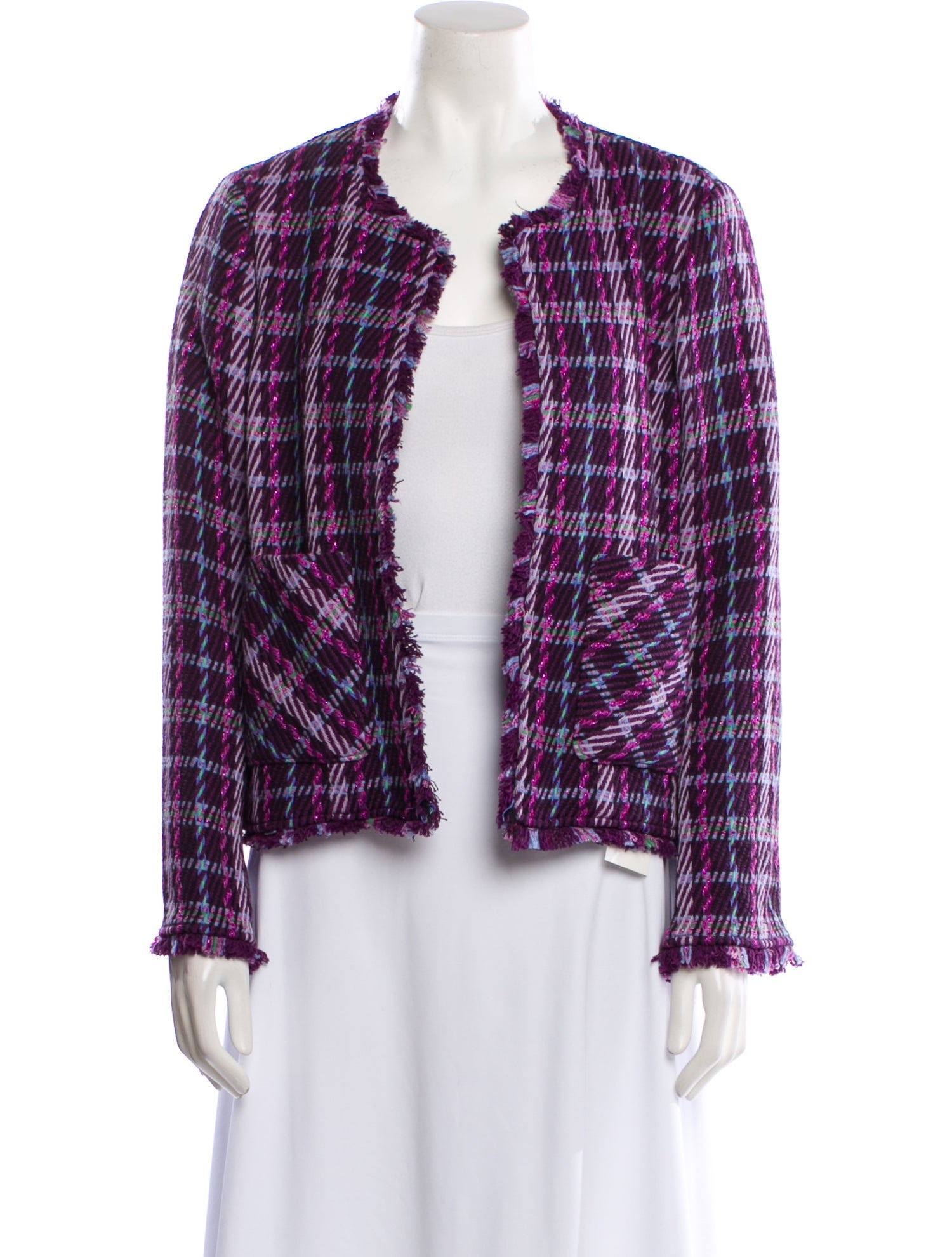 Kate Spade New York Plaid Print Jacket