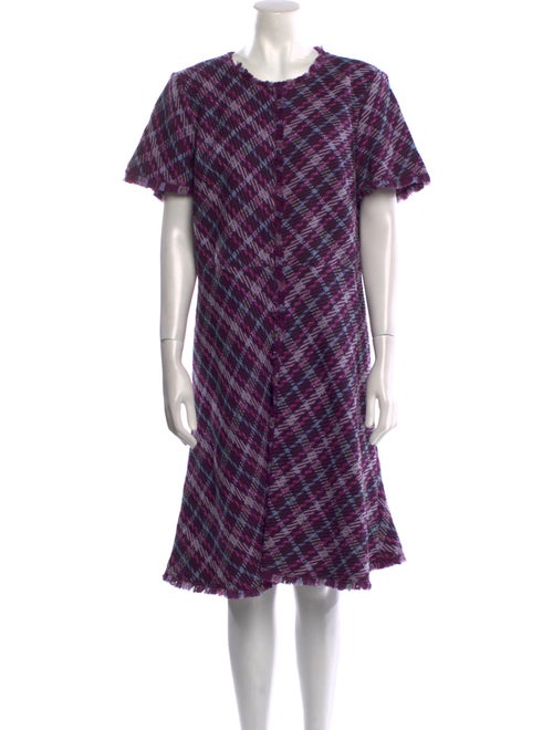 Kate Spade New York Plaid Print Knee-Length Dress
