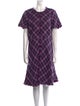 Kate Spade New York Plaid Print Knee-Length Dress