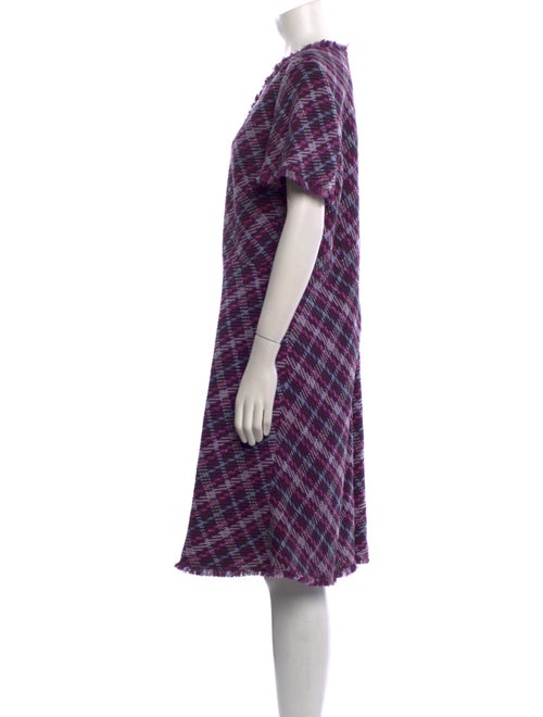 Kate Spade New York Plaid Print Knee-Length Dress