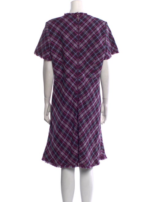Kate Spade New York Plaid Print Knee-Length Dress