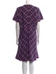 Kate Spade New York Plaid Print Knee-Length Dress