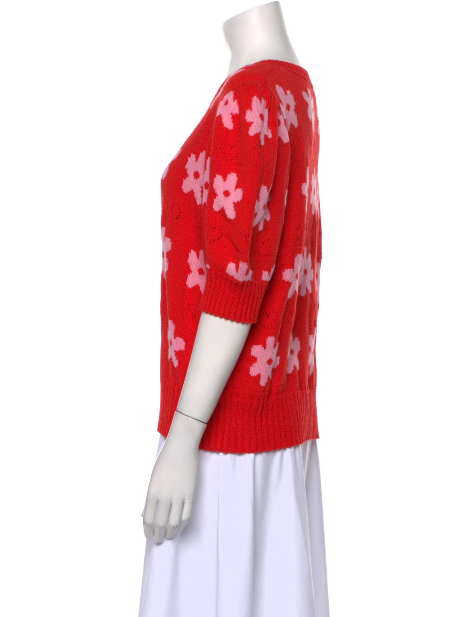 Kate Spade New York Printed Scoop Neck Sweater w/ Tags