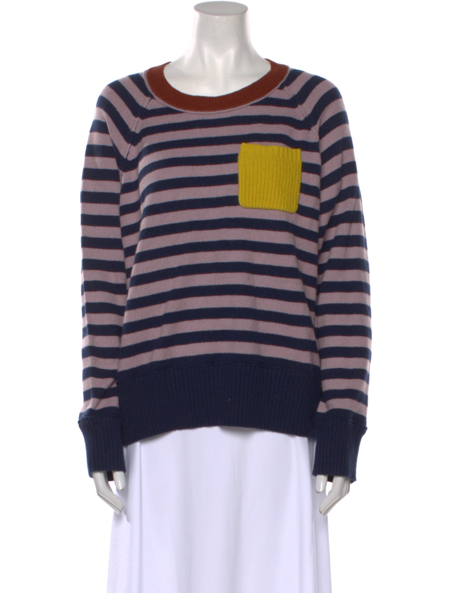 Kate Spade New York Striped Scoop Neck Sweater w/ Tags