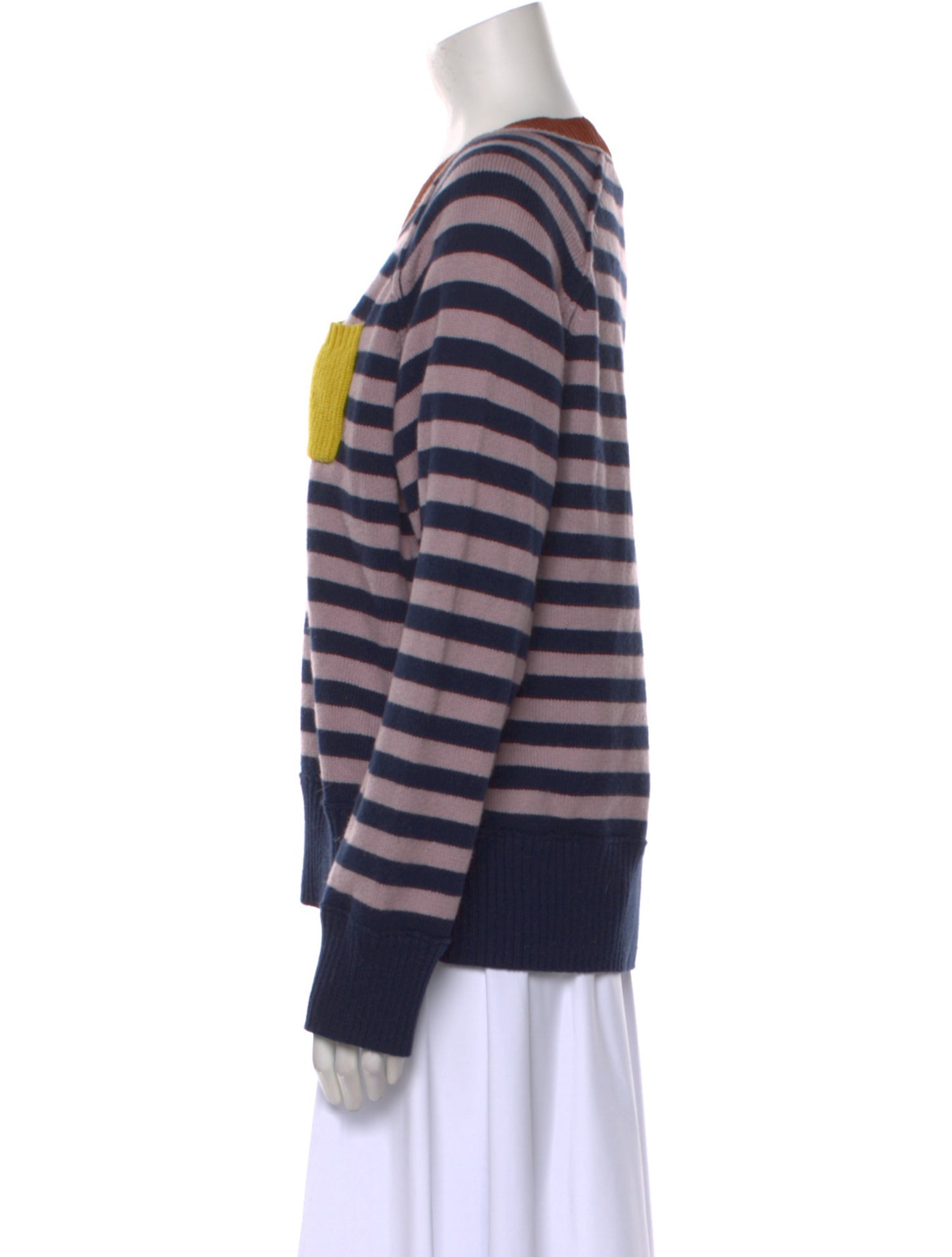Kate Spade New York Striped Scoop Neck Sweater w/ Tags