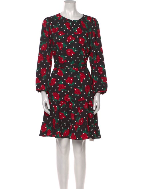 Kate Spade New York Polka Dot Print Knee-Length Dress