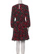 Kate Spade New York Polka Dot Print Knee-Length Dress