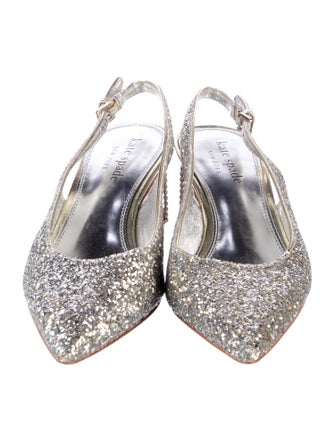 Kate Spade New York Glitter Glitter Accents Slingback Pumps