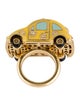 Kate Spade New York Crystal Off We Go Car Cocktail Ring