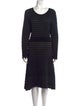 Kate Spade New York Wool Midi Length Dress